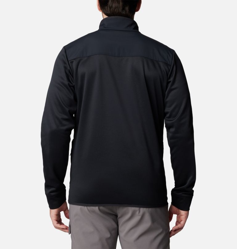 Black Men Columbia Tech™ Half Zip Fleece Jackets | 55299793