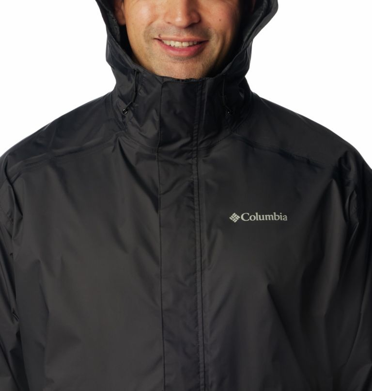 Black Men Columbia Ten Falls™ Packable Waterproof Ponchos | 61776039