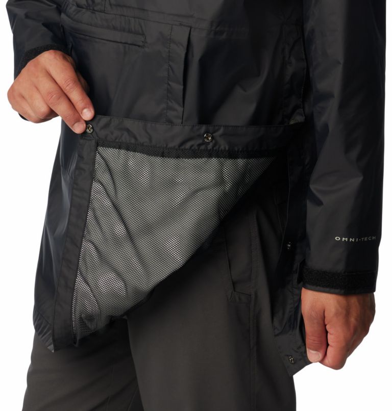 Black Men Columbia Ten Falls™ Packable Waterproof Ponchos | 61776039