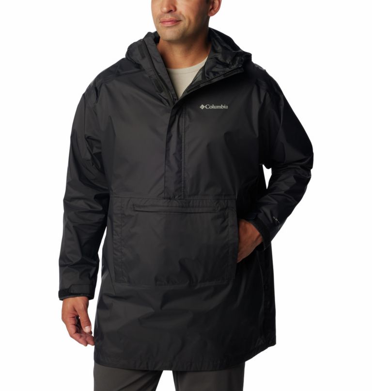 Black Men Columbia Ten Falls™ Packable Waterproof Ponchos | 61776039