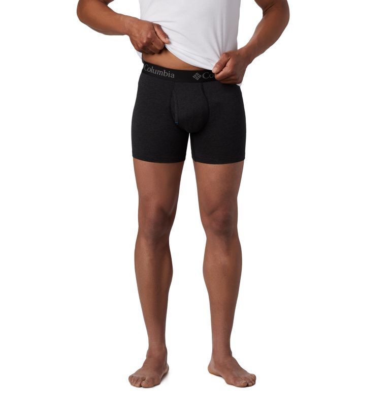 Black Men Columbia Tri Blend Boxer Briefs 3 Briefs | 68576969