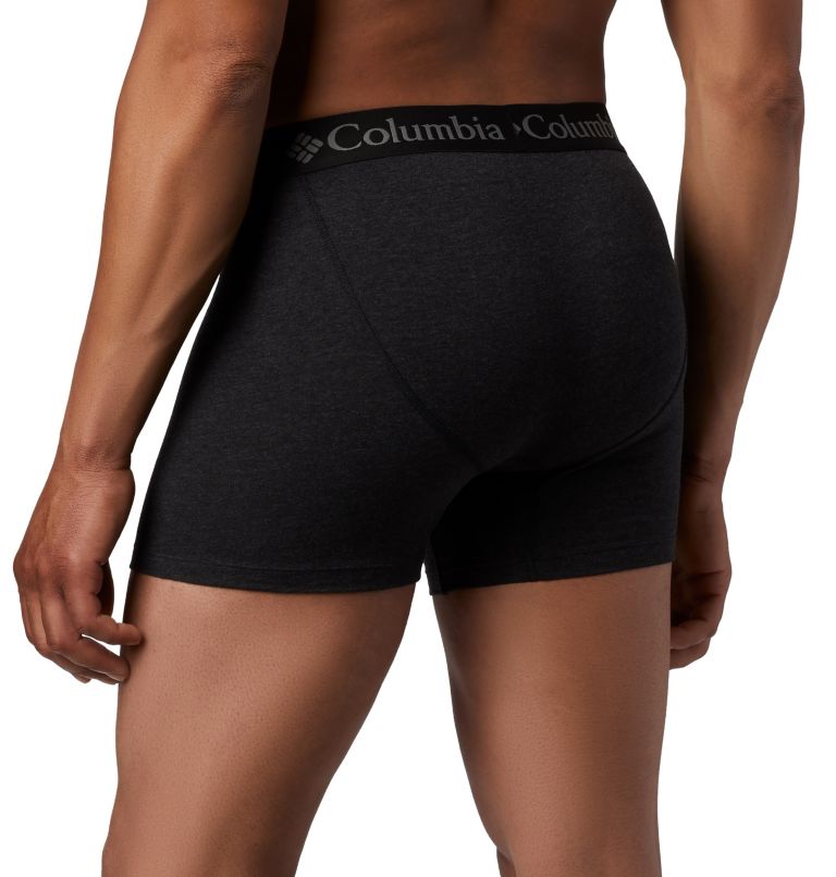 Black Men Columbia Tri Blend Boxer Briefs 3 Briefs | 68576969