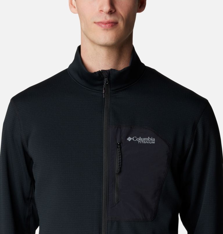 Black Men Columbia Triple Canyon™ Grid Fleece Jackets | 25654812