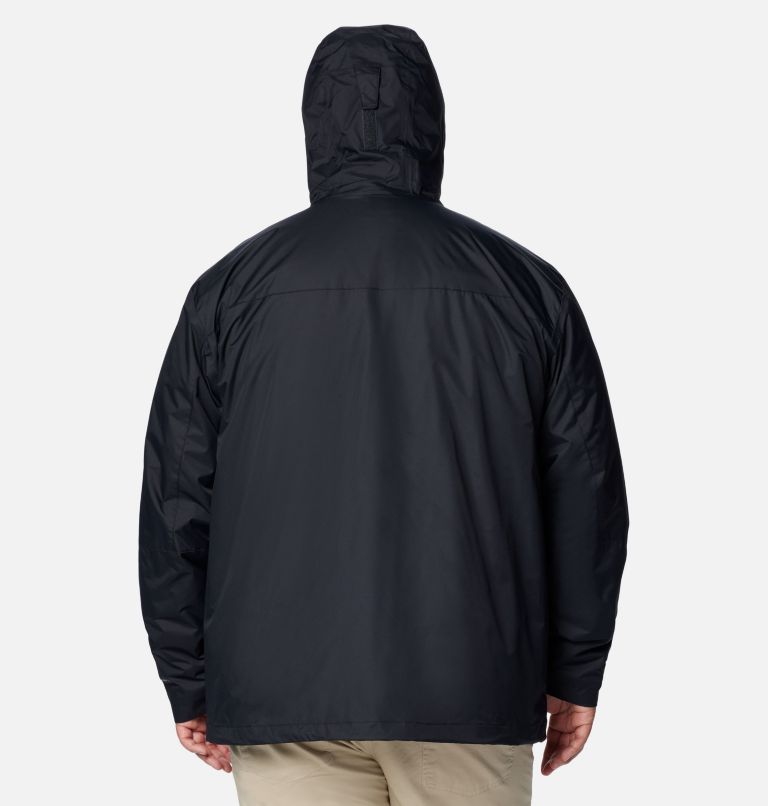 Black Men Columbia Tunnel Falls™ II 3-in-1 Waterproof Extended Size Jackets | 25810858