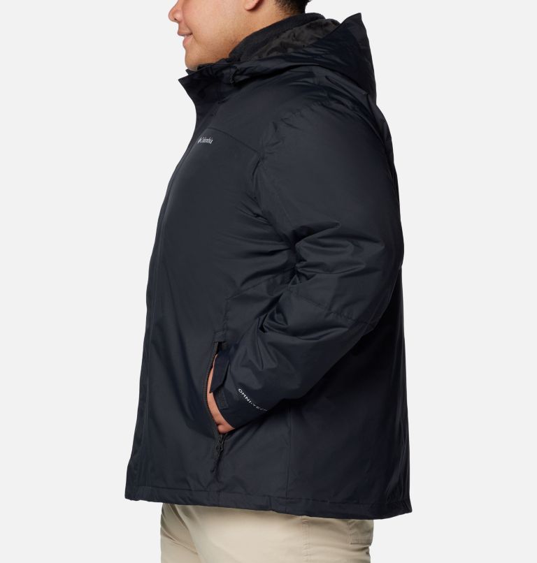 Black Men Columbia Tunnel Falls™ II 3-in-1 Waterproof Extended Size Jackets | 25810858