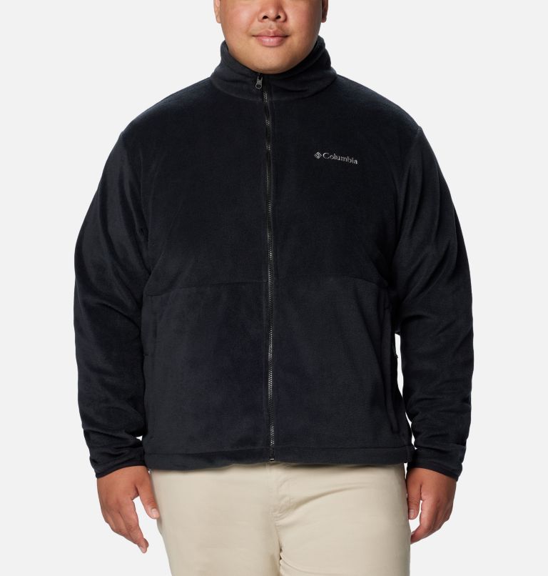 Black Men Columbia Tunnel Falls™ II 3-in-1 Waterproof Extended Size Jackets | 25810858