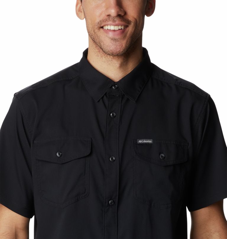 Black Men Columbia Utilizer™ II Solid Short Sleeve Shirts | 96769535