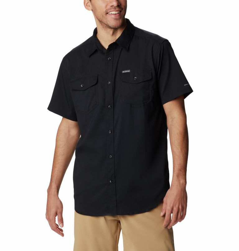 Black Men Columbia Utilizer™ II Solid Short Sleeve Shirts | 96769535