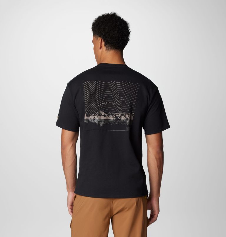 Black Men Columbia Wallowa™ Graphic T Shirts | 48164405