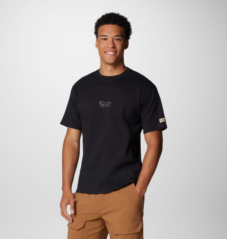 Black Men Columbia Wallowa™ Graphic T Shirts | 48164405