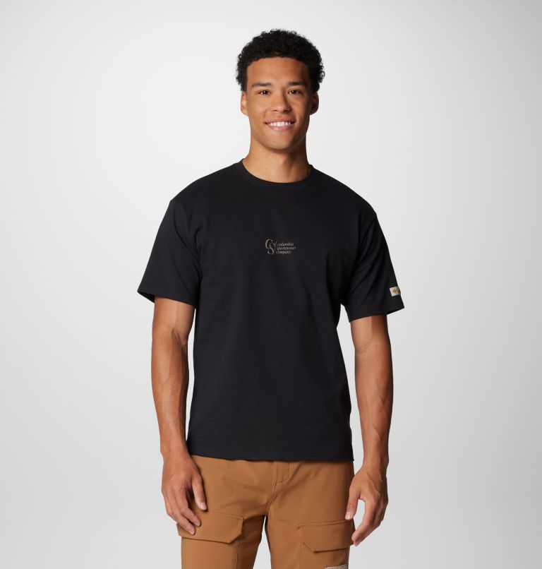 Black Men Columbia Wallowa™ Graphic T Shirts | 48164405