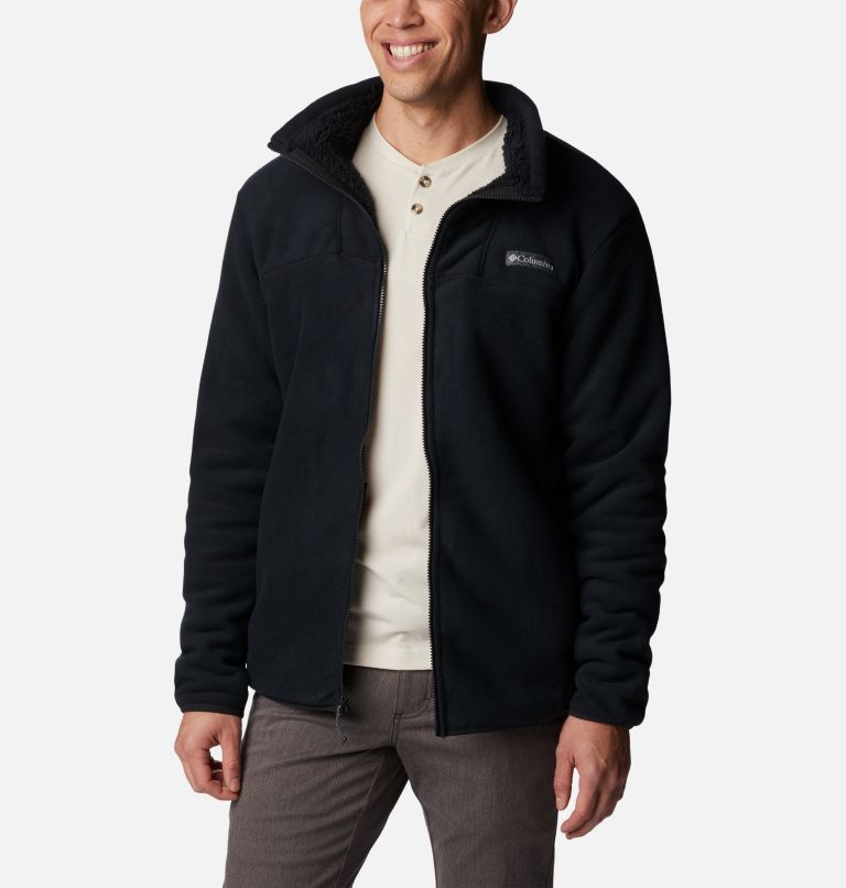 Black Men Columbia Winter Pass™ Full Zip Fleece Jackets | 63947067