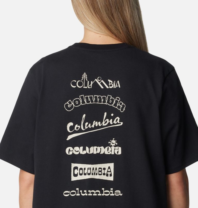 Black Women Columbia Alpine Way™ II Technical Graphic T Shirts | 80329571