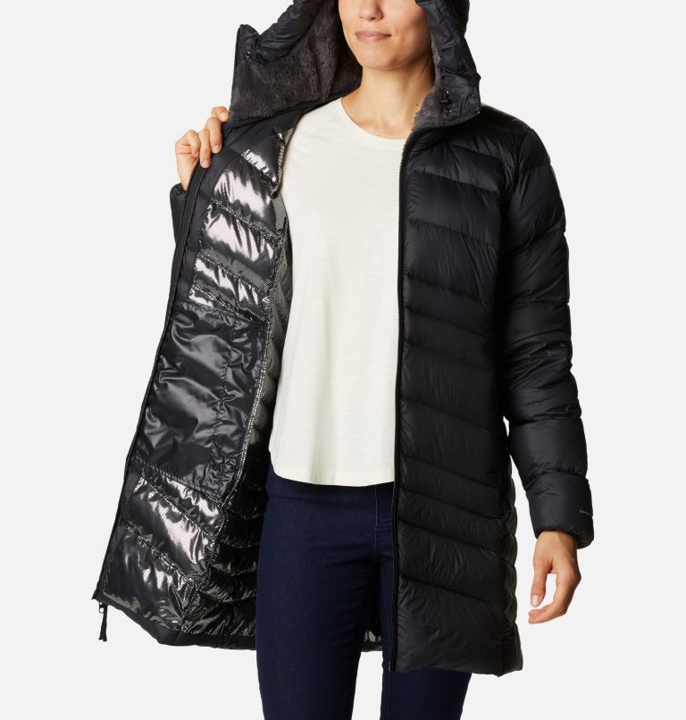 Black Women Columbia Autumn Park™ Down Long Puffer Jacket | 57446455