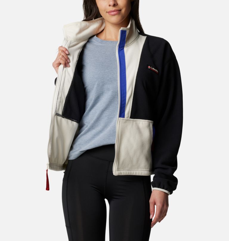 Black Women Columbia Back Bowl™ Casual Fleece Jackets | 79070765