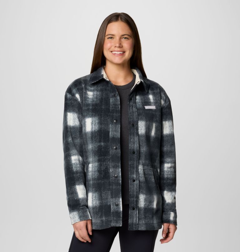 Black Women Columbia Benton Springs™ Fleece Jacket Shirts | 39814316