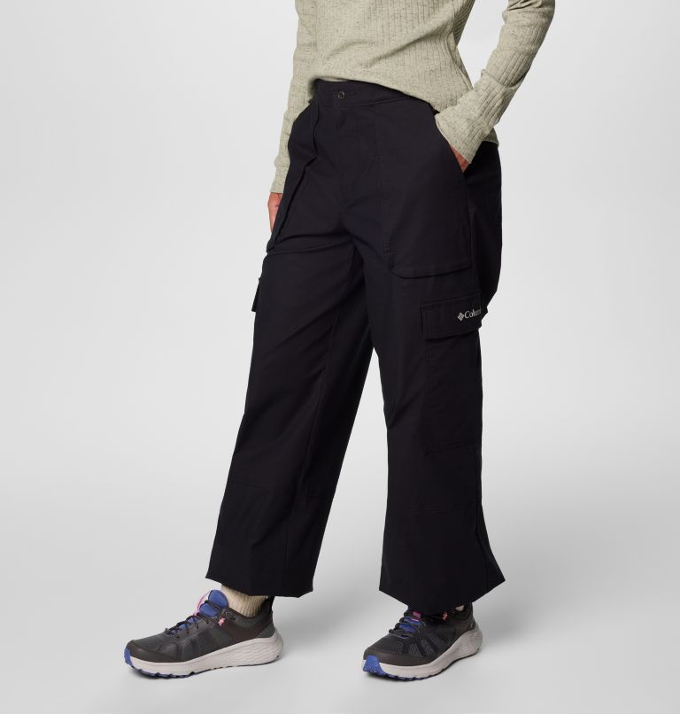 Black Women Columbia Brea Falls™ Cotton Ripstop Cargo Pants | 49413255