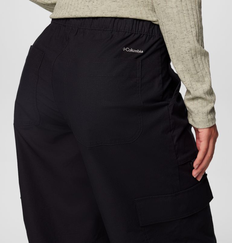 Black Women Columbia Brea Falls™ Cotton Ripstop Cargo Pants | 49413255