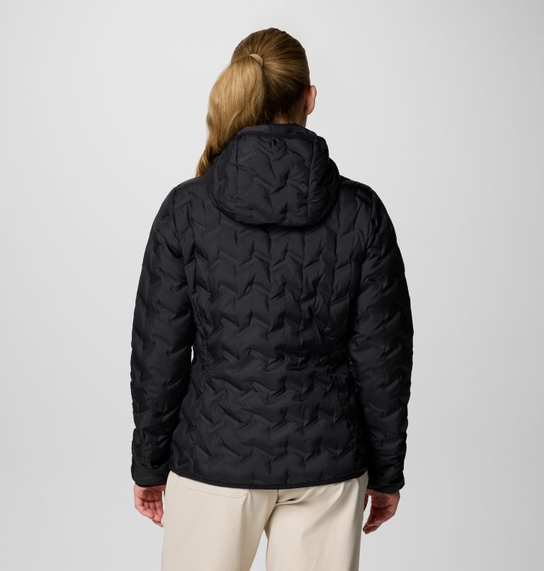 Black Women Columbia Delta Ridge™ II Down Hooded Puffer Jacket | 69854081