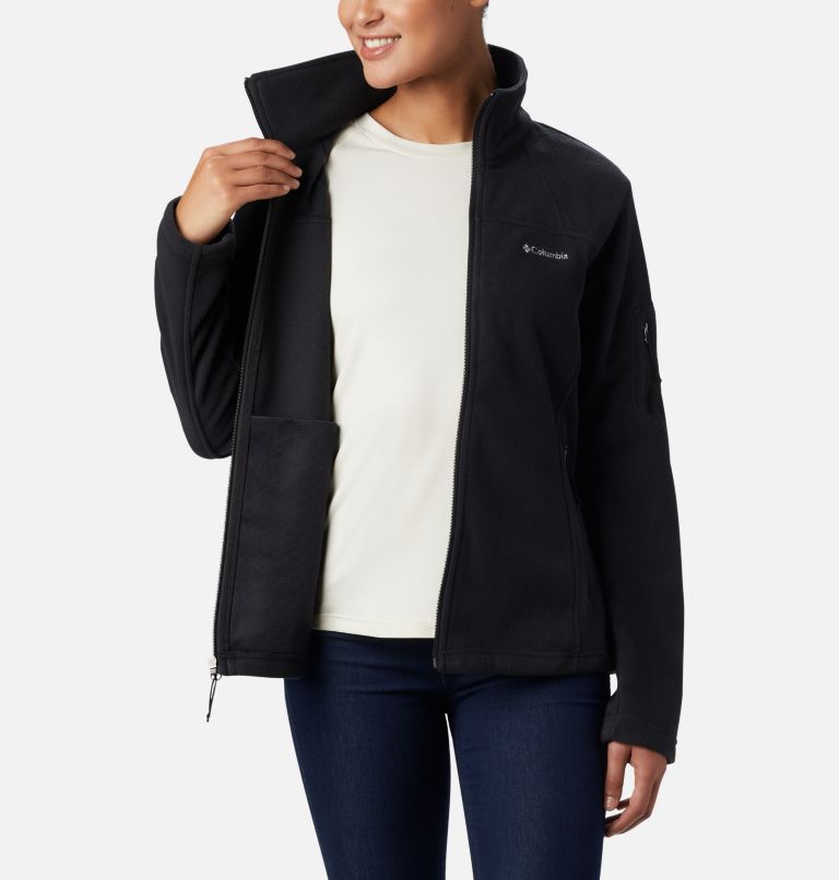 Black Women Columbia Fast Trek™ II Fleece Jackets | 76987840