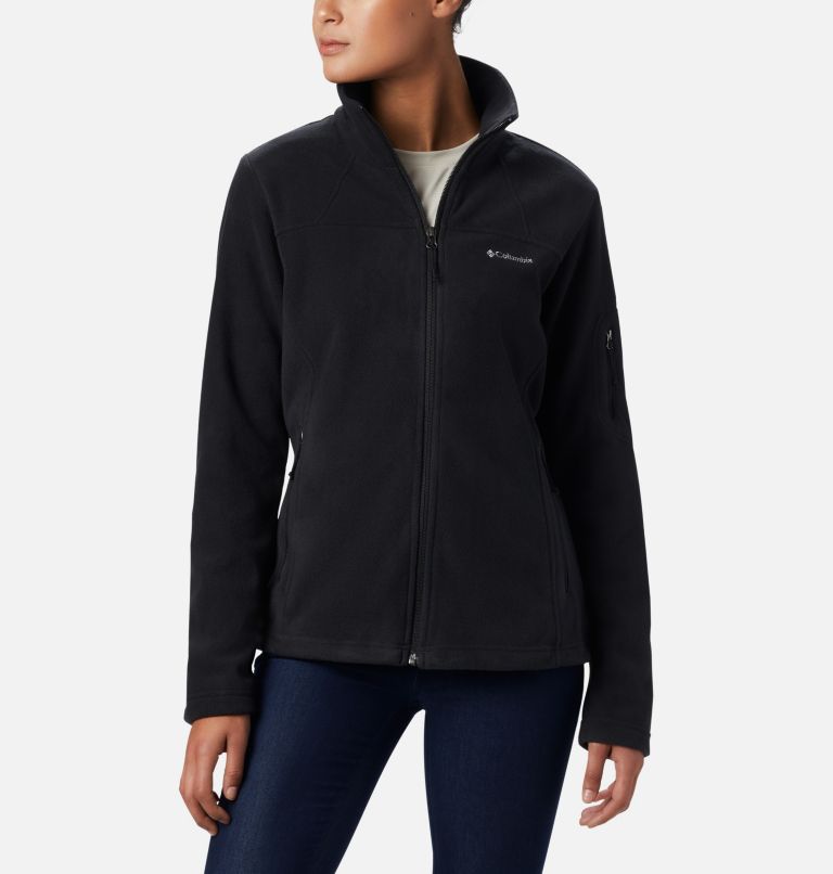 Black Women Columbia Fast Trek™ II Fleece Jackets | 76987840