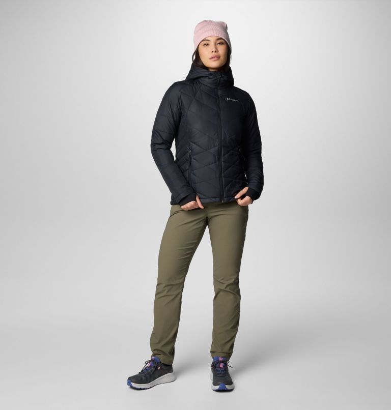 Black Women Columbia Heavenly™ Hooded Insulated Puffer Jacket | 83596018