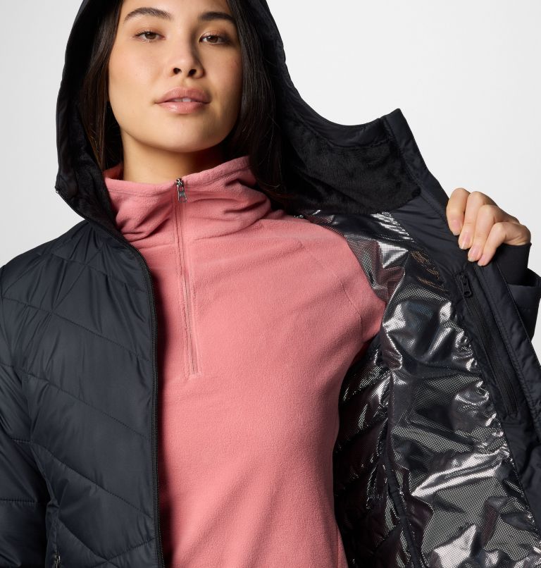 Black Women Columbia Heavenly™ Hooded Insulated Puffer Jacket | 83596018