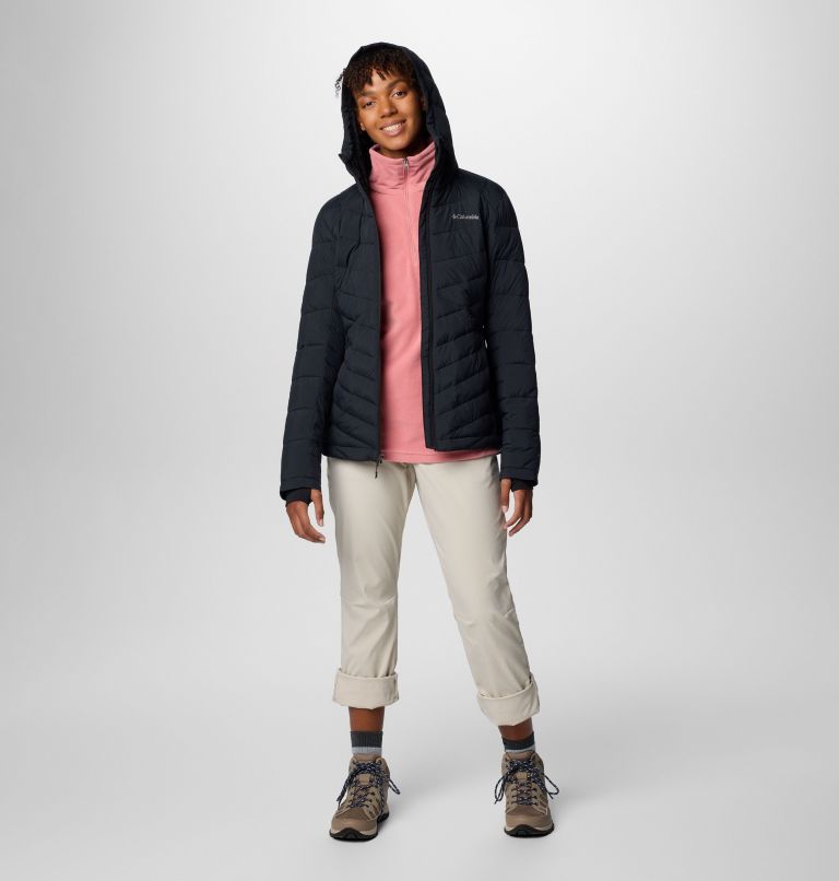 Black Women Columbia Joy Peak™ II Hooded Insulated Puffer Jacket | 55520064