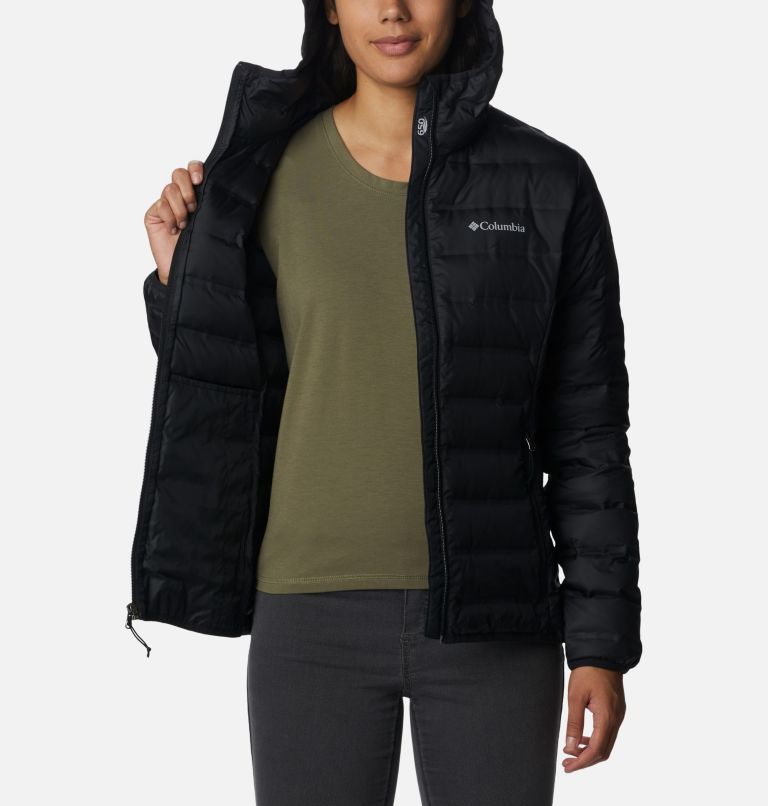 Black Women Columbia Lake 22™ II Down Hooded Puffer Jacket | 81758856