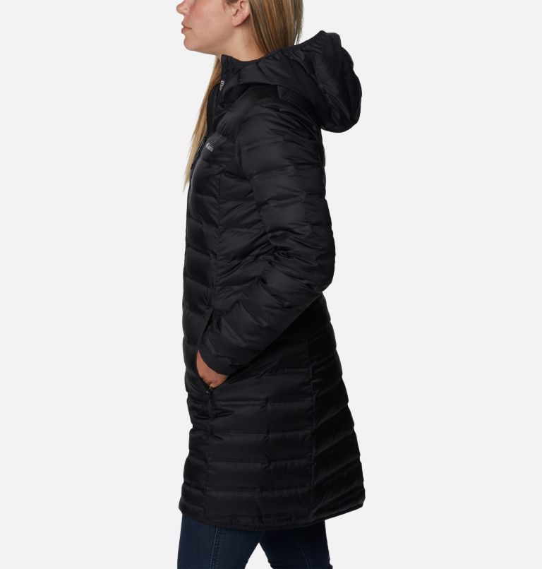 Black Women Columbia Lake 22™ II Down Long Hooded Puffer Jacket | 6722312