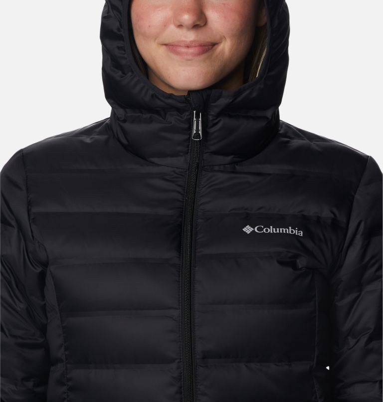 Black Women Columbia Lake 22™ II Down Long Hooded Puffer Jacket | 6722312