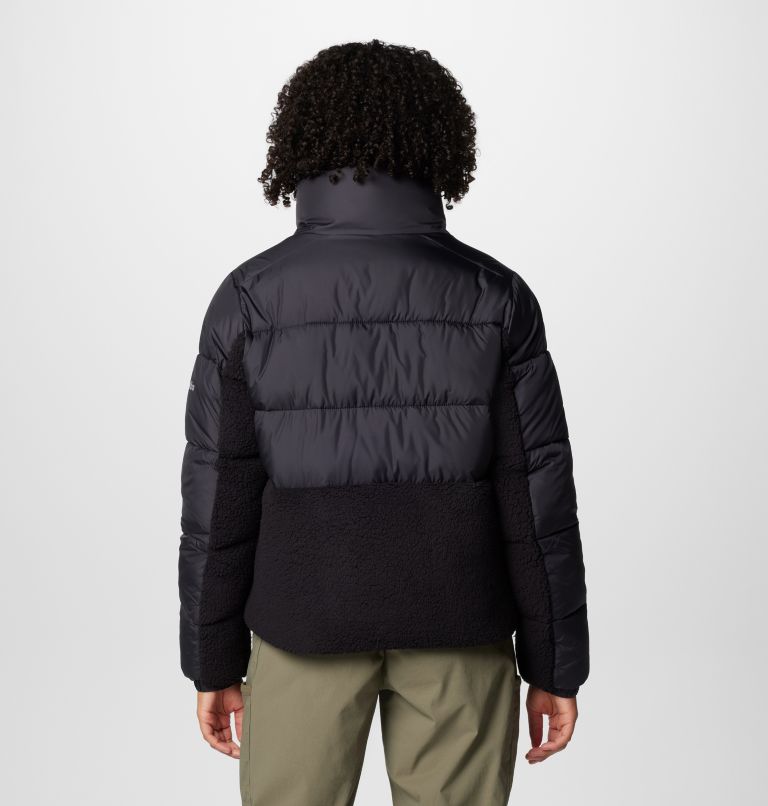 Black Women Columbia Leadbetter Point™ II Sherpa Hybrid Puffer Jacket | 19581140