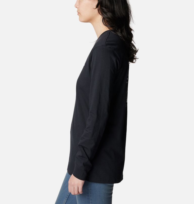 Black Women Columbia North Cascades™ Back Graphic Long Sleeve T Shirts | 57603048