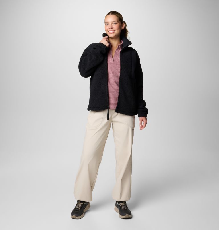 Black Women Columbia Panorama™ II Sherpa Fleece Jackets | 35212305