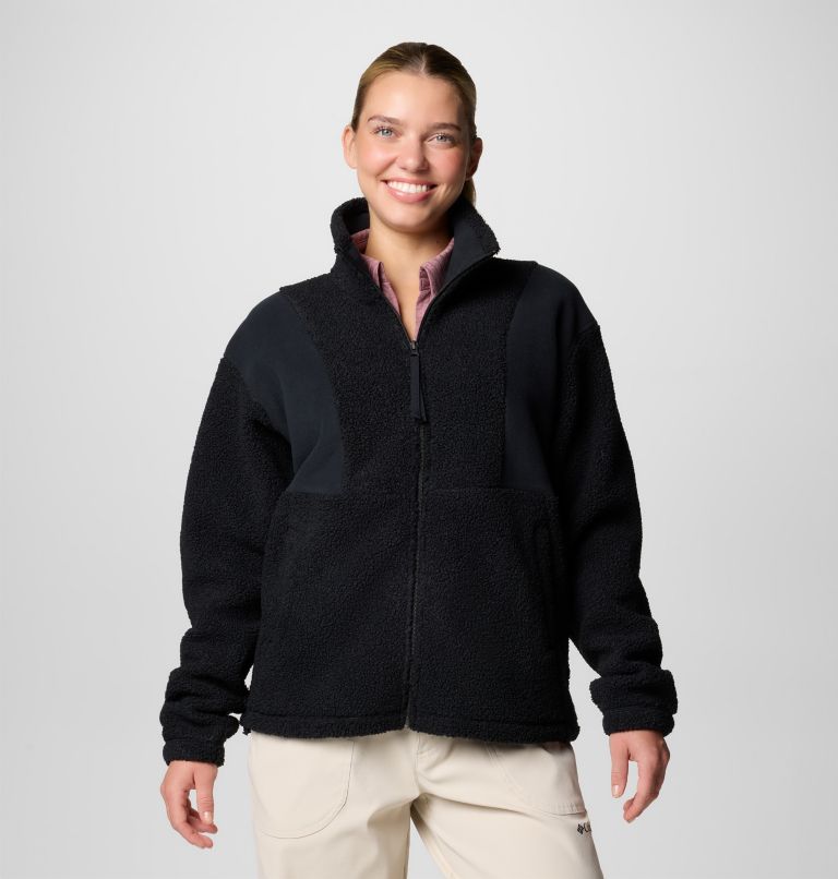 Black Women Columbia Panorama™ II Sherpa Fleece Jackets | 35212305