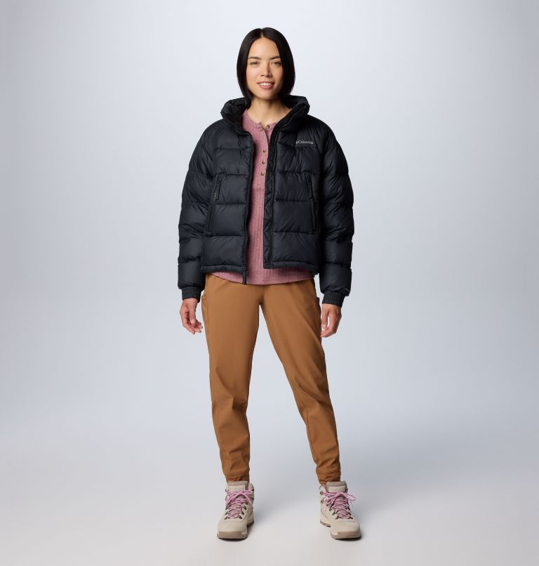 Black Women Columbia Pike Lake™ II Cropped Puffer Jacket | 11589142