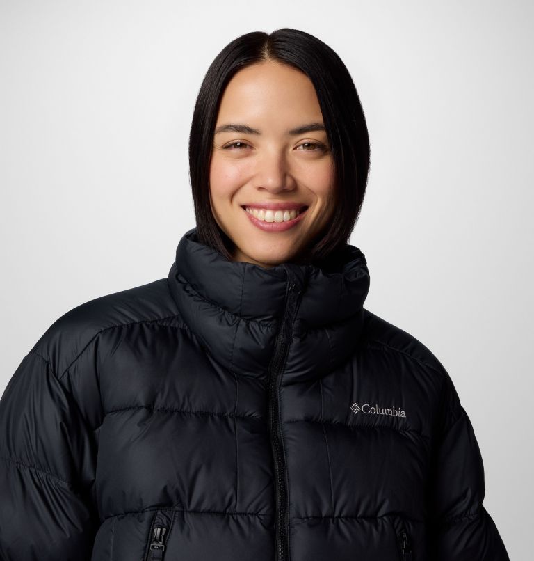 Black Women Columbia Pike Lake™ II Cropped Puffer Jacket | 11589142