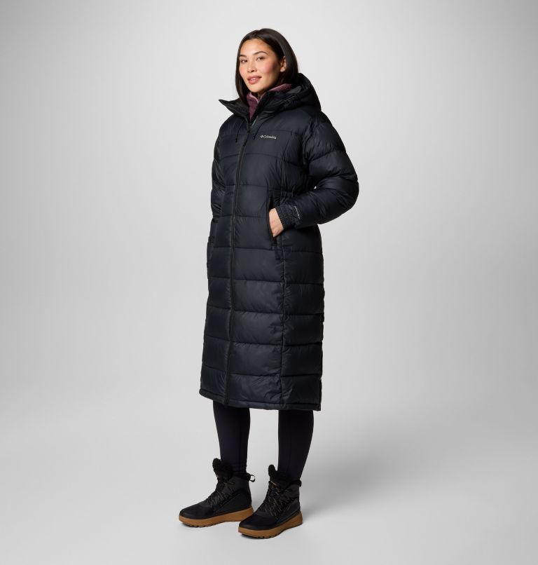 Black Women Columbia Pike Lake™ II Long Puffer Jacket | 87221558