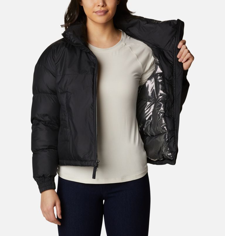 Black Women Columbia Pike Lake™ Insulated Cropped Puffer Jacket | 54489742