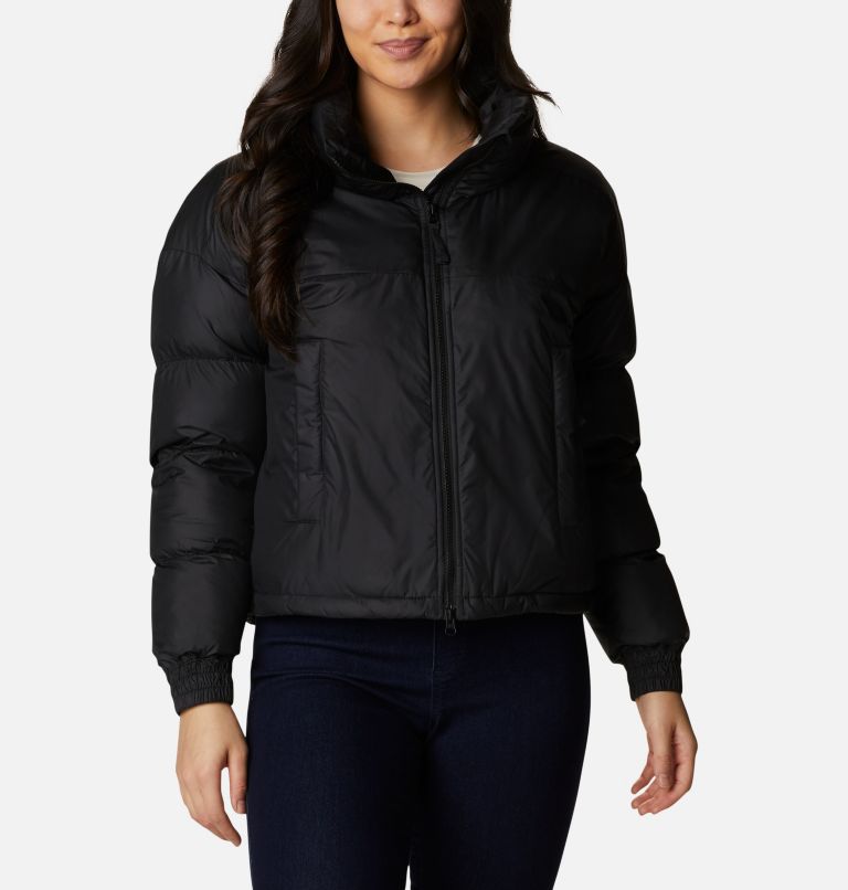 Black Women Columbia Pike Lake™ Insulated Cropped Puffer Jacket | 54489742