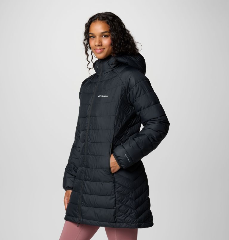 Black Women Columbia Powder Lite™ II Mid Insulated Puffer Jacket | 2033509