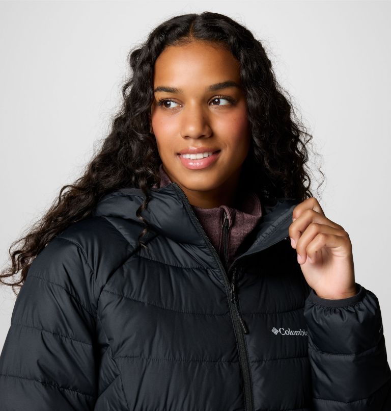 Black Women Columbia Powder Lite™ II Mid Insulated Puffer Jacket | 2033509