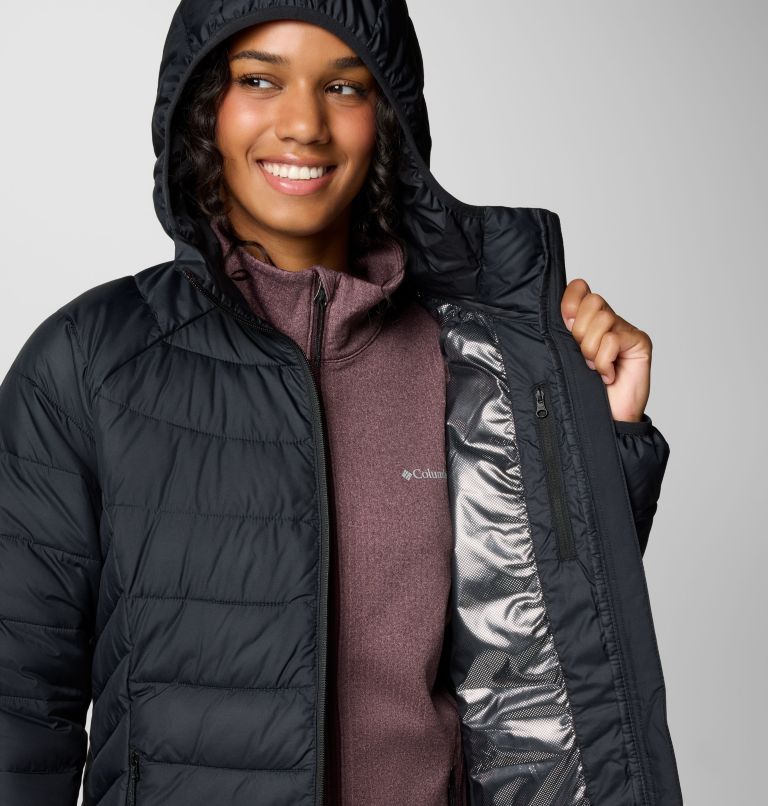 Black Women Columbia Powder Lite™ II Mid Insulated Puffer Jacket | 2033509