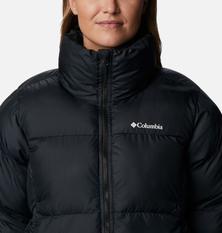 Black Women Columbia Puffect™ Cropped Puffer Jacket | 12789266