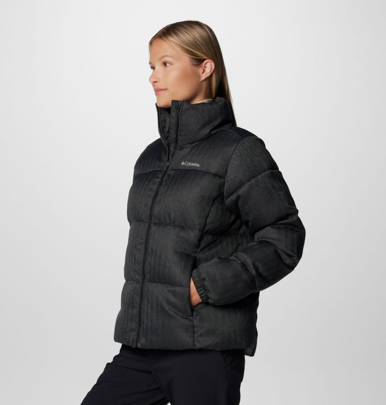 Black Women Columbia Puffect™ Herringbone Puffer Jacket | 5932202