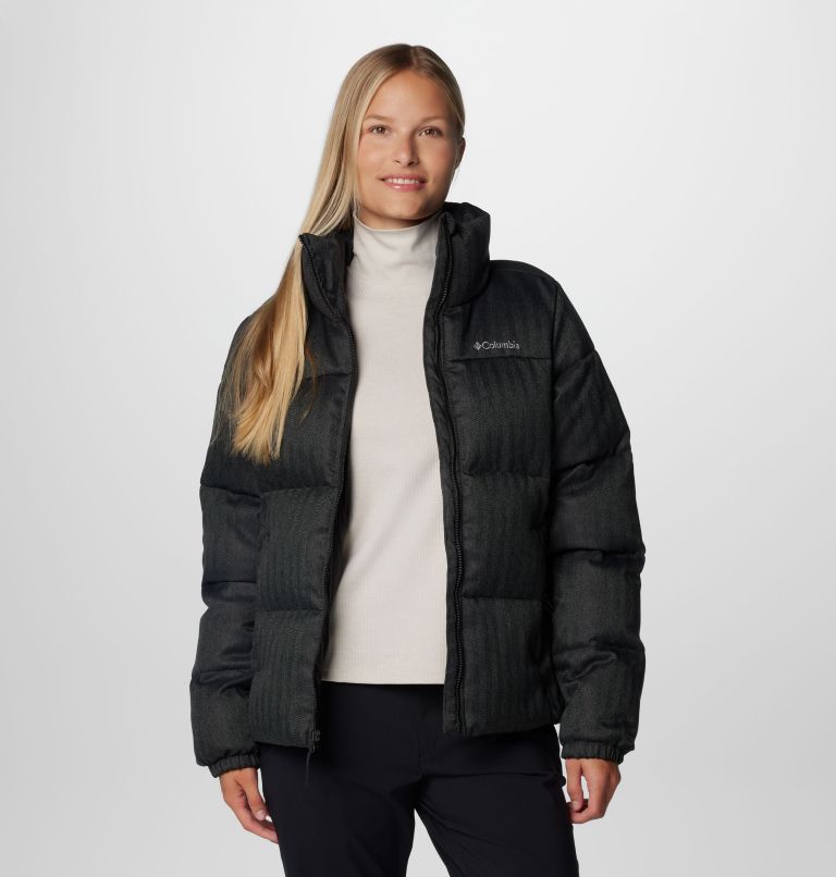 Black Women Columbia Puffect™ Herringbone Puffer Jacket | 5932202