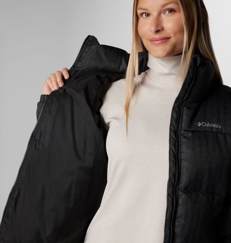 Black Women Columbia Puffect™ Herringbone Puffer Jacket | 5932202