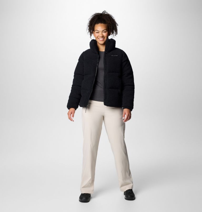 Black Women Columbia Puffect™ Sherpa Puffer Jacket | 28597660