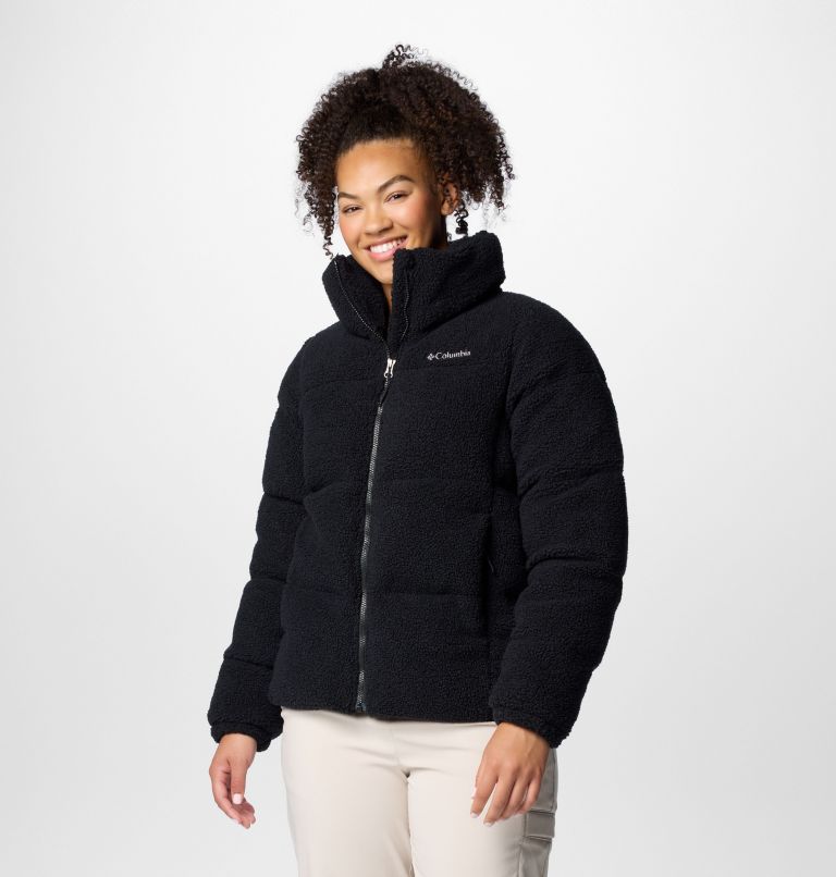 Black Women Columbia Puffect™ Sherpa Puffer Jacket | 28597660