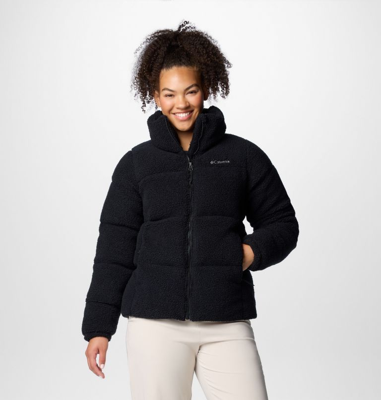 Black Women Columbia Puffect™ Sherpa Puffer Jacket | 28597660